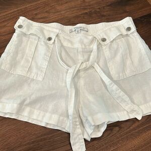 Guess Gabi linen short white size M Medium